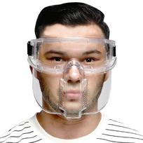 Multipurpose Protected Face Shield Mask Transparent Dust Mask Portable Full Face Mask  Welding Dust 1 Pc