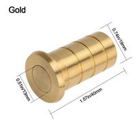 Dust-proof Concealed Door Bolt Cover Brass Copper Invisible Latch Cover Sand-proof Door Latch Protection Device Home Hardware