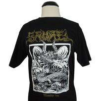 SAMAEL Worship Him S SMALL T-Shirt Black Mens Band Logo Unisex T-Shirt L gray