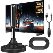 Galinga vidaus TV antena, Naujiena 2025 m. Galinga vidaus DVB-T2 antena, Nešiojama vidaus TV antena, Koaksialinis kabelis