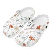 Unisex EVA Garden Clogs Fun Printed Flexible Breathable Slip On Garden Yard Home Bathroom Casual Walking Daily Shoes Comfort Fit 36