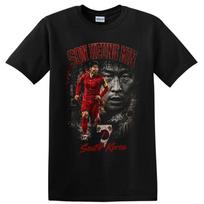 Son Heung min South Korea Soccer Player T Shirt Graphic Sport Fan Tee S black