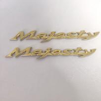Motociklo 3D emblemos ženklelio lipdukas Degalų bako lipdukas Bako trinkelės apsaugos lipdukas, skirtas Yamaha YP250 YP400 Majesty 250 sidabras