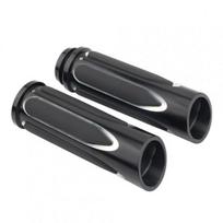 1 ; 25mm rankenos rankena rankenos strypas elektroninis droselio rankenos rankenos Harley Touring Street Glide Road Glide Softail Dyna juoda balta spalva