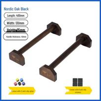 Solid Wood Adjustable Push-up & Planche Bars black