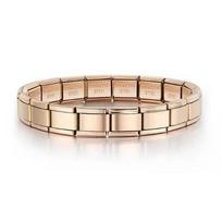 Gold Color Square Tightness Elastic Stainless Steel Bracelet Bangle for Women New Vintage Waterproof Jewelry Gifts Accessories 17.5cm gray
