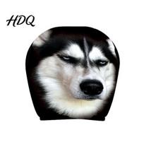 Breathable Polyester Car Interior Scary Ghost Face Headrest Covers Funny Expression Auto Seat Universal Fit Covers Protectors for SUV Truck Elastic 2pcs H brown