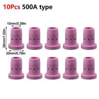 10Pcs 24KD 36KD Ceramic Current Shunt Welding Torch Gas Diffuser  for MB24K 36KD Welding Setup 10pcs 500A type