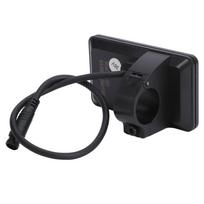 Elektrinio dviračio LCD ekrano skydelis su G51 6P vandeniui atspariu jungtimi Greičio ir baterijos lygio rodymas paspirtukui, dviračiui black