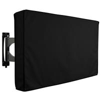 Lauko televizoriaus dangalas 60    65  Vandeniui atsparus televizoriaus apsaugas Kišenė nuotolinio valdymo pultui Apatinis dangtelis LED LCD plazminiams televizoriams black