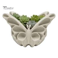 Succulent Plant Container 3D Printed Butterfly Storage Box, Decorative Planter, Desktop PLA Flower Pot Organizer Tray for Jewelry, Candy, Home balta