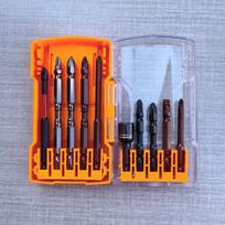 Magnetic Electric Drill Bit Set: Slotted & Phillips Screwdriver Heads for Electric & Air Screwdrivers