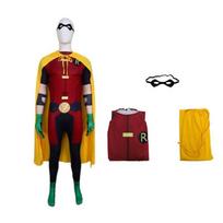 Robin Cosplay Kostiumas Vaikams Iš Poliesterio Audinio Helovinui Ir Šventiniams Renginiams 130cm brown