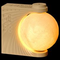 EZVALO White Noise Moon Lamp Bluetooth Speaker & Alarm Clock (CN version)