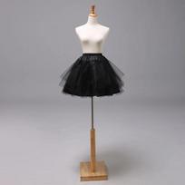 22/35/45cm Pasijonis Apatinis sijonas Trumpas Be kaulų Sijono palaikymas Vestuvinės suknelės petnešos Lolita pasijonis Baleto Rokabilio Krinolinas 22cm gray