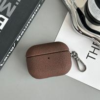 Apple AirPods 1/2/Pro/2-osios/3-iosios/4-osios kartos odos tekstūros Bluetooth ausinių apsauginis dėklas white