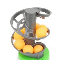 Portable ABS Table Tennis Trainer Ping Pong Ball Automatic Launcher Training Machine Children Entertainment Toy gray