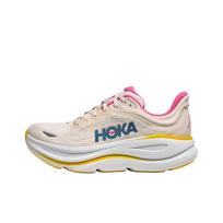 Hoka One One Bondi 9 Comfortable Versatile Breathable Running Shoes Women sneaker Beige 1162014-ALBST 38.5