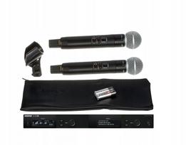 Skaitmeninė belaidė sistema Shure SLXD24DE/SM58-G59 su dviem siųstuvais/rankiniais mikrofonais (470 - 514 MHz) | SLXD24DE/SM58-G59 | 042406679343