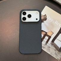 Originalus Techwoven Audinio Dėklas Su MagSafe Skirtas iPhone 17 Air 17 Pro 17 Por Max Magnetinis Minkštas Plonas Neslystantis Smūgiams Atsparus Dangtelis iPhone17 black