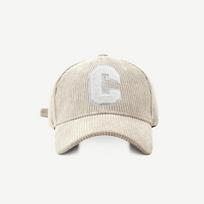 Baseball Cap Ladies Letter Print C Snapback Hat Women Shopping Dress Up Adjustable Casual Caps Hip Hop Hats Latest Fashion Corduroy Adjustable black