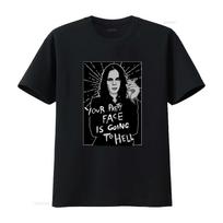 Ville Valo HIM Band T shirt White All Sizes S 5Xl 1F942 Your Pretty Face Is Going To Hell Desi XS black