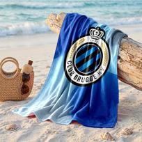 Club Brugge FC spaudinio mikropluošto paplūdimio rankšluostis, greitai džiūstantis, sugeriantis drėgmę, didelis rankšluostis paplūdimiui, plaukimui, kelionėms 70cmx140cm(27x55inch)