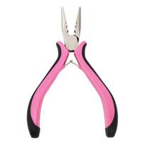 Capsule Removing Tongs 3 Holes Pliers Clip Plier Hair Extension Clamp  for Micro Rings/Links/Beads rožinė