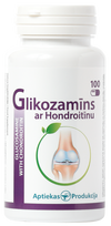 Gliukozaminas ir chondroitinas APTIEKAS PRODUKCIJA kapsulės, 100 vnt.