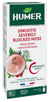HUMER Aerozolis nuo sinusito, esant stipriam prienosinių ančių užgulimui, 15 ml