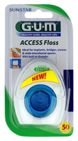 GUM Access Floss dantų siūlas, 50 vnt. – 1 vnt.