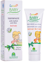 NATURA HOUSE Cucciolo Baby Red Fruits – kūdikių dantų pasta, 50 ml talpos