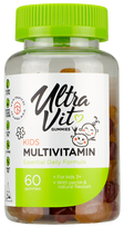 UltraVit vaikų multivitaminų kramtomosios tabletės, 60 vnt.