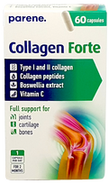 PARENE Collagen Forte kapsulės su kolagenu, 60 vnt.