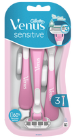 Vienkartiniai skustuvai moterims GILLETTE Venus Smooth Sensitive, 3 vnt.