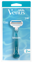 GILLETTE Venus Smooth 2 – skustuvas ir du atsarginiai peiliukai komplekte (1 vnt.)