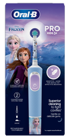 Frozen elektrinis dantų šepetėlis Oral-B Vitality PRO Kids 3+ pagal odontologų rekomendacijas