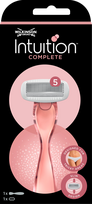 WILKINSON SWORD Intuition Complete moterų skustuvas su 5 ašmenimis, 1 vnt.