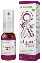 GOIMMUNE Kids juodųjų serbentų ir šeivamedžio uogų purškalas, 20 ml