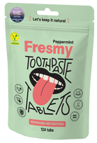 FRESMY mėtų dantų pastos tabletės – 124 vnt.