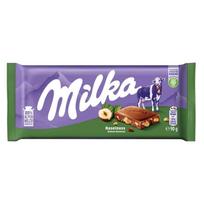 Pieninis šokoladas MILKA WHOLE HAZELNUT, 95 g