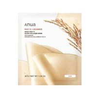 ANUA Rice 70 Glow Collagen Mask Brightening Firming Sheet Mask 38g, 4EA beige