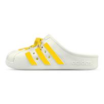 Adidas ADILETTE CLOGS Slip Resistant Closed Toe Slippers Unisex White Yellow JH9849(Team1311-ad) 40½ white