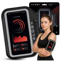 Etui Do Biegania Alogy Waterproof Sport Armband Wodoodporna Opaska Na Ramię Do Telefonu 6.7 Cali Czarna