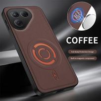 For Tecno Pova 7 4G Magnetic Cover for Magsafe Shockproof Shell,Wireless Charging Phone Case For Tecno Pova 7 Neo Tecno Pova 7 Neo juoda