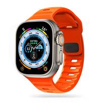 Dirželis Tech-Protect Iconband Line Apple Watch 8 / 9 / 10 / 11 / SE / Ultra (44 / 45 / 46 / 49 mm) Oranžinis