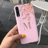 For Samsung Galaxy A50 A50S A30S Case Silicone Letters Crown Back Cover Phone Cases For Samsung A50 A 50 30 S A307F A507F Fundas Samsung A30S black