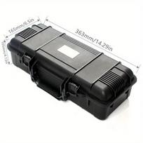 Water-repellent Hard Carry Tool Case Bag Organizer Container Box,camera Sealed Shockproof Safety Instrument Toolbox with Sponge gray