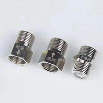 Patvarus vienpusis vožtuvas su vidiniu/išoriniu sriegiu, žalvarinis, nikeliuotas atbulinis vožtuvas 1/2  G1/2 20mm Atgalinio srauto vožtuvas, tualetui Style 1