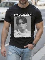 Joe Tshirt - Retro Graphic Tee with Vintage Portrait S